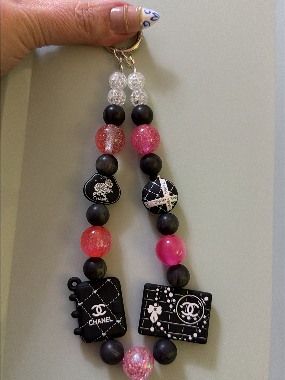 Designer Inspired Bag/Key/Phone chain